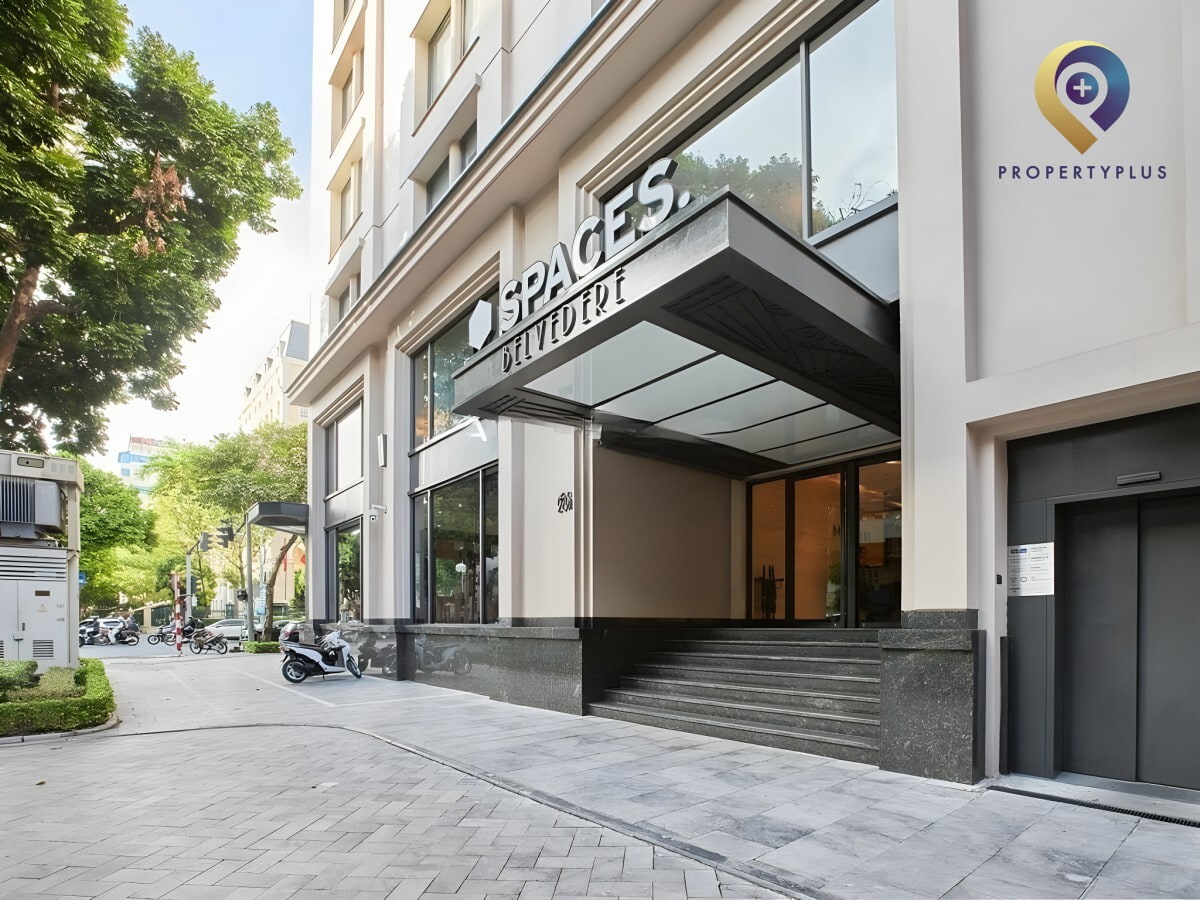 Reception area with modern design and natural light at Belvedere Building - hình ảnh từ Property Plus